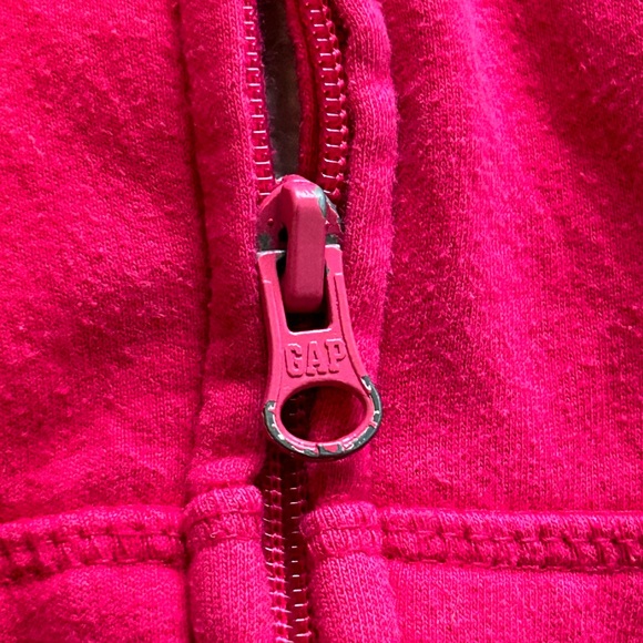 Girls Large GAP Sweater Faux Fur Lined Hood - Picture 6 of 6